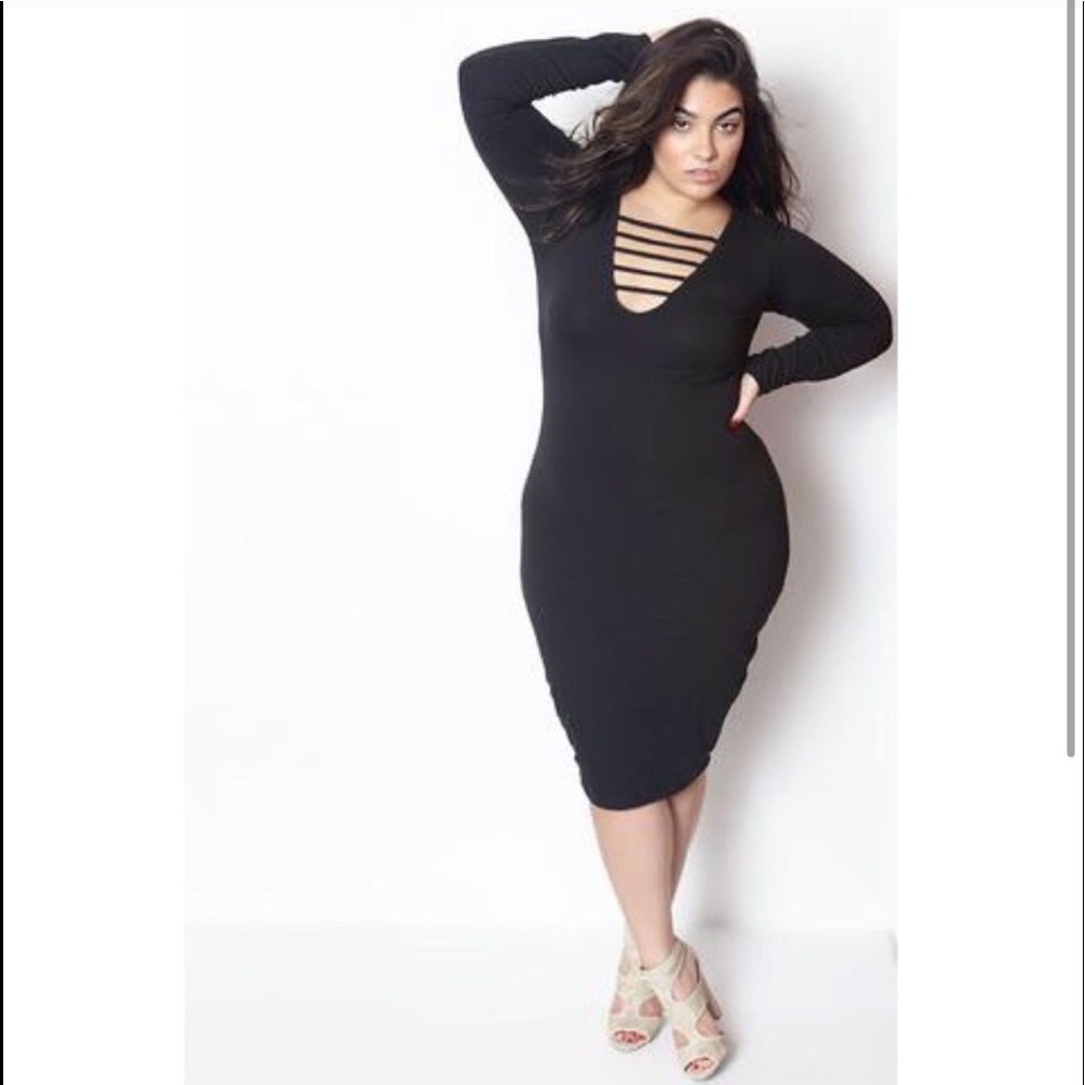 Asos curve 3x bodycon dress